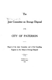 Tapa de Report of the Joint Committee and of the Consulting Engineer on the Subject ...