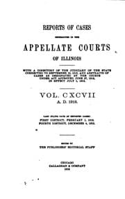 Tapa de Reports of Cases Determined in the Appellate Courts of Illinois