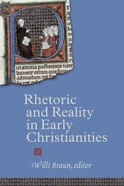Tapa de Rhetoric and reality in early Christianities