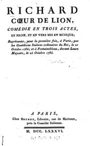 Tapa de Richard Cœur de Lion
