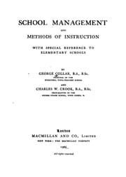 Tapa de School Management and Methods of Instruction, with Special Reference to Elementary Schools