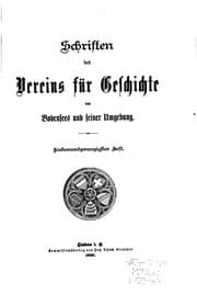 Tapa de Schriften des Vereins für Geschichte des Bodensees und seiner Umgebung