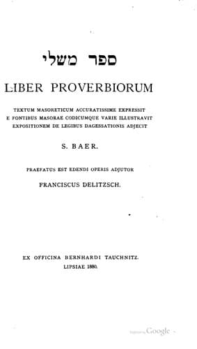 Tapa de [Sefer Mishle] =