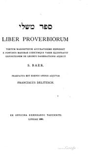Tapa de [Sefer Mishle] =