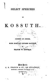 Tapa de Select Speeches of Kossuth
