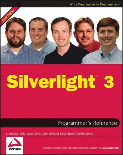 Tapa de Silverlight 3 programmer's reference