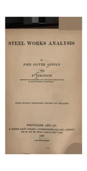 Tapa de Steel Works Analysis