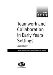 Tapa de Teamwork and collaboration in early years settings