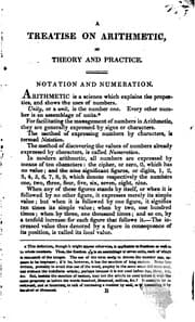 Tapa de Treatise on Arithmetic, in Theory and Practice: With an Appendix, Containing ...