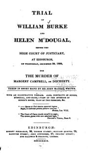 Tapa de Trial of William Burke and Helen M'Dougal