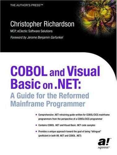 Tapa de Cobol and Visual Basic on .NET