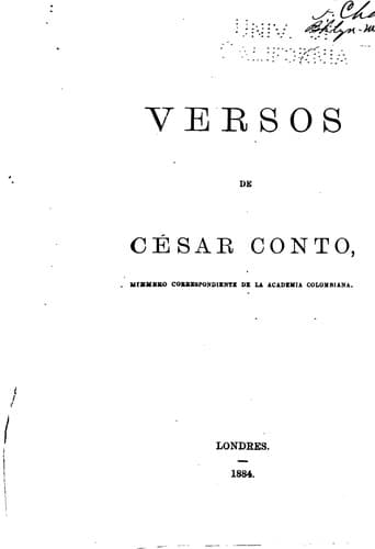Tapa de Versos