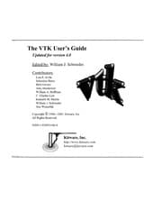 Tapa de The VTK user's guide
