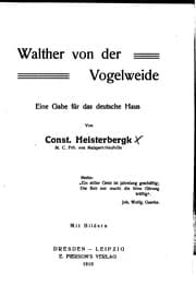 Tapa de Walther von der Vogelweide