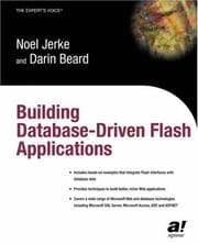 Tapa de Building database driven Flash applications