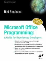 Tapa de Microsoft Office programming