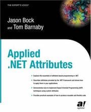 Tapa de Applied .NET attributes