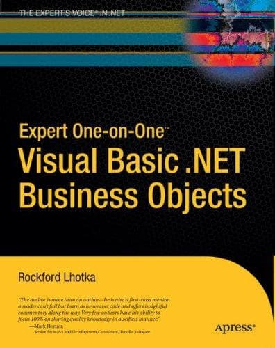 Tapa de Expert One-on-One Visual Basic .NET Business Objects