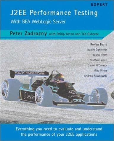 Tapa de J2EE Performance Testing with BEA WebLogic Server