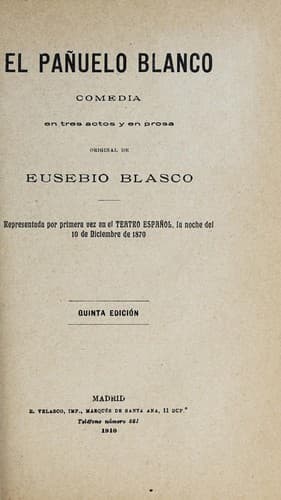 Tapa de El pañuelo blanco