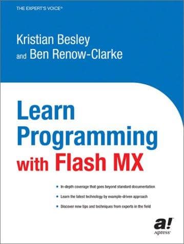 Tapa de Learn programming with Flash MX