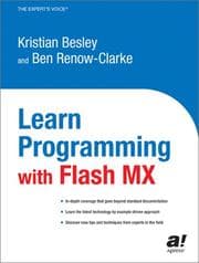 Tapa de Learn programming with Flash MX