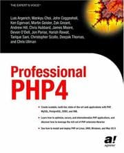 Tapa de Professional PHP4