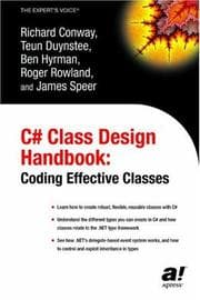 Tapa de C# Class Design Handbook