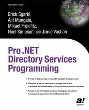 Tapa de Pro .NET directory services programming
