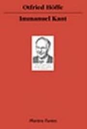 Tapa de Immanuel Kant