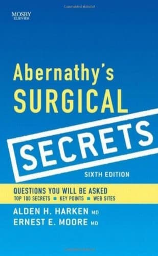 Tapa de Abernathy's surgical secrets