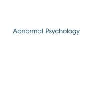 Tapa de Abnormal psychology