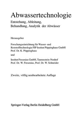 Tapa de Abwassertechnologie