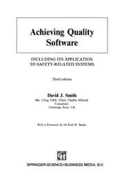Tapa de Achieving quality software