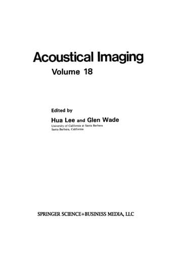 Tapa de Acoustical imaging