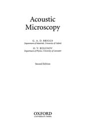 Tapa de Acoustic microscopy