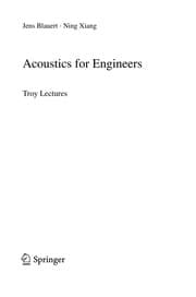 Tapa de Acoustics for engineers
