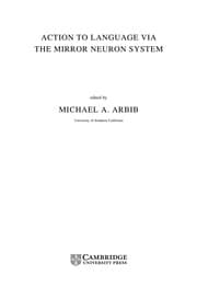 Tapa de Action to language via the mirror neuron system