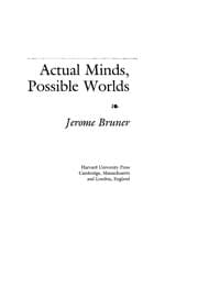 Tapa de Actual minds, possible worlds