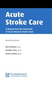 Tapa de Acute stroke care