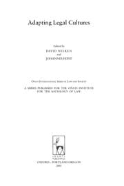 Tapa de Adapting legal cultures