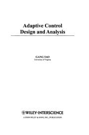Tapa de Adaptive control design and analysis