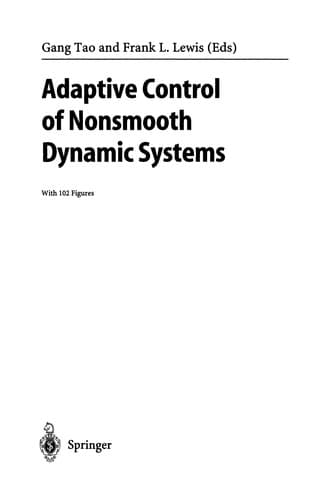 Tapa de Adaptive control of nonsmooth dynamic systems