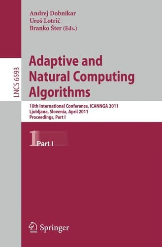 Tapa de Adaptive and Natural Computing Algorithms
