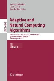 Tapa de Adaptive and Natural Computing Algorithms