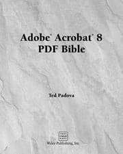 Tapa de Adobe Acrobat 8 PDF bible