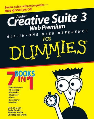 Tapa de Adobe Creative Suite 3 Web premium all-in-one desk reference for dummies