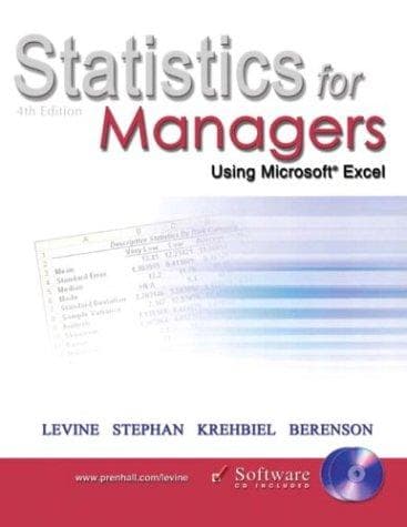 Tapa de Statistics for Managers Using Microsoft Excel, Fourth Edition