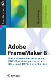 Tapa de Adobe FrameMaker 8