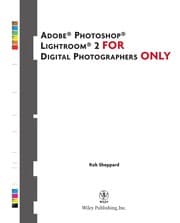 Tapa de Adobe Photoshop Lightroom 2 for digital photographers only